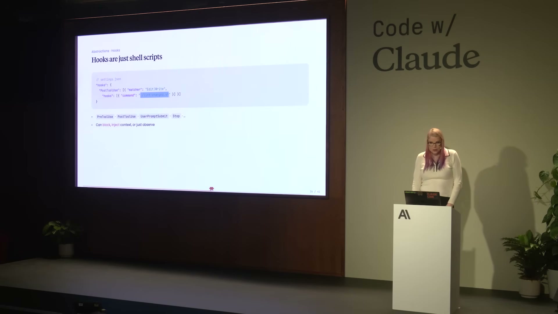 Hooks are just shell scripts — PreToolUse, PostToolUse, UserPromptSubmit, Stop