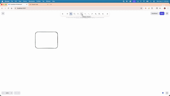 Claude Desktop のマルチセッション + Excalidraw 実コード編集デモ